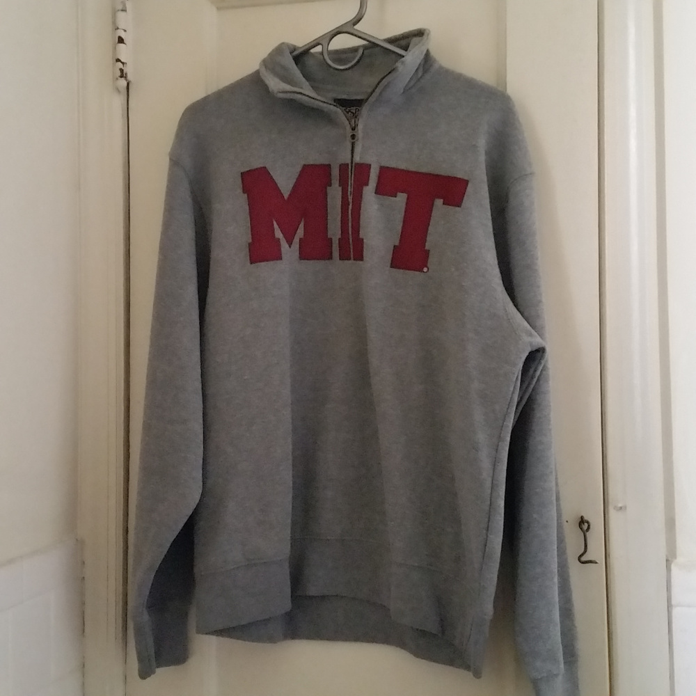 MIT Sweatshirt w/ Zipper Collar